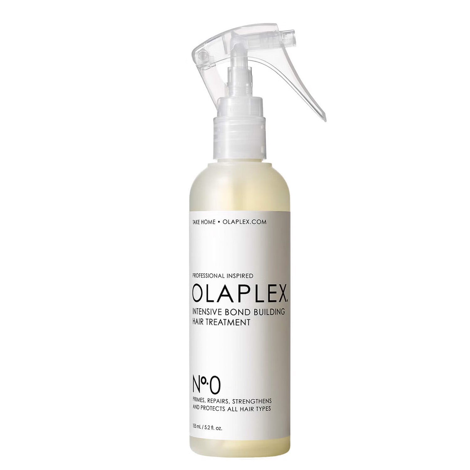 Olaplex No. 0 Intense Bond Builder hair treatment to strengthen and repair damaged hair