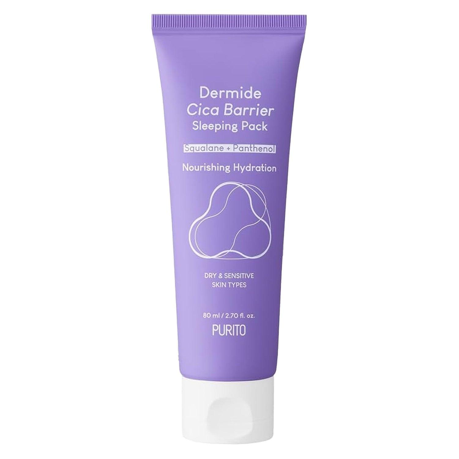 PURITO Dermide Cica Barrier Sleeping Pack 80ml.