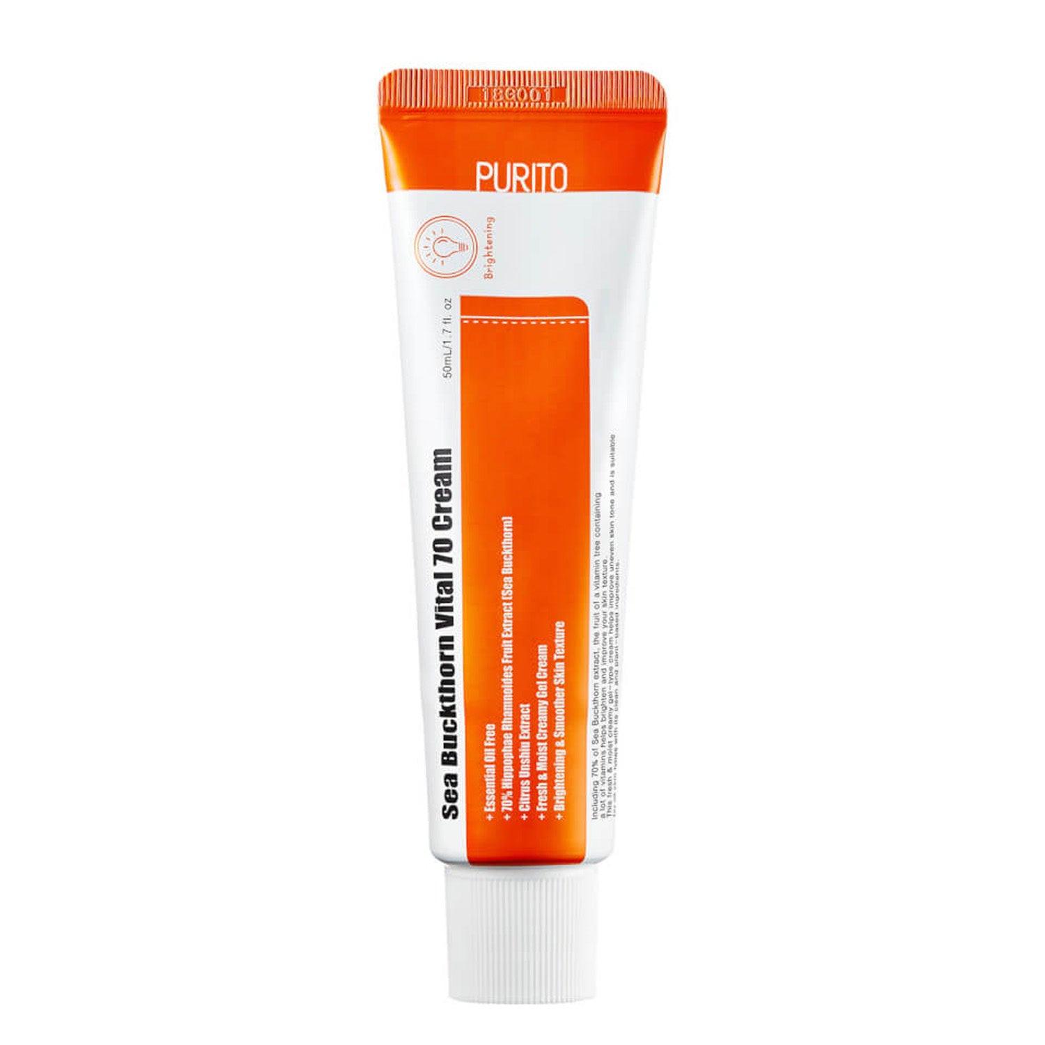 PURITO Vital 70 Cream with Sea Buckthorn 50ml.