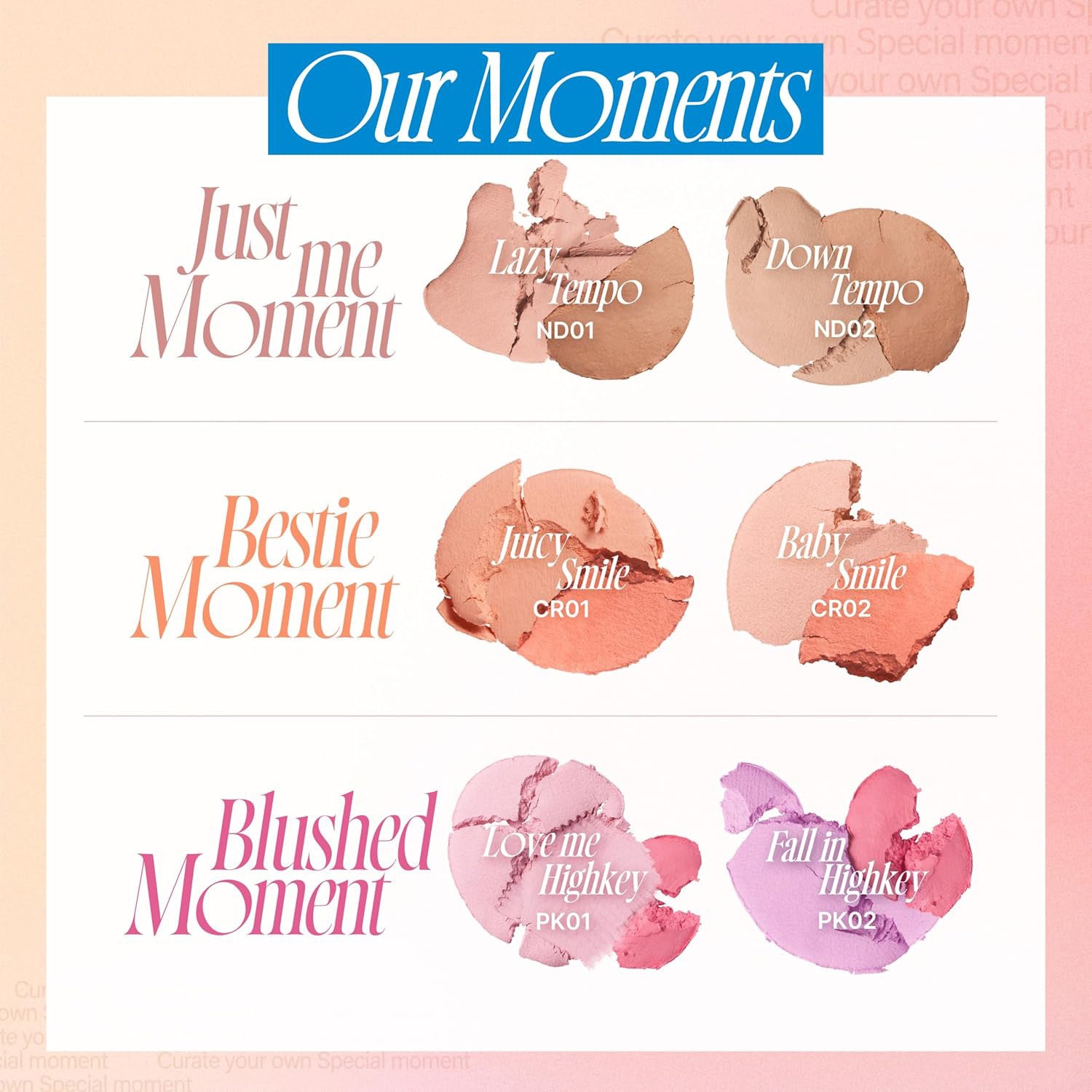 Fwee Mellow Dual Blush CR01 Juicy Smile 7.2g - Maison19