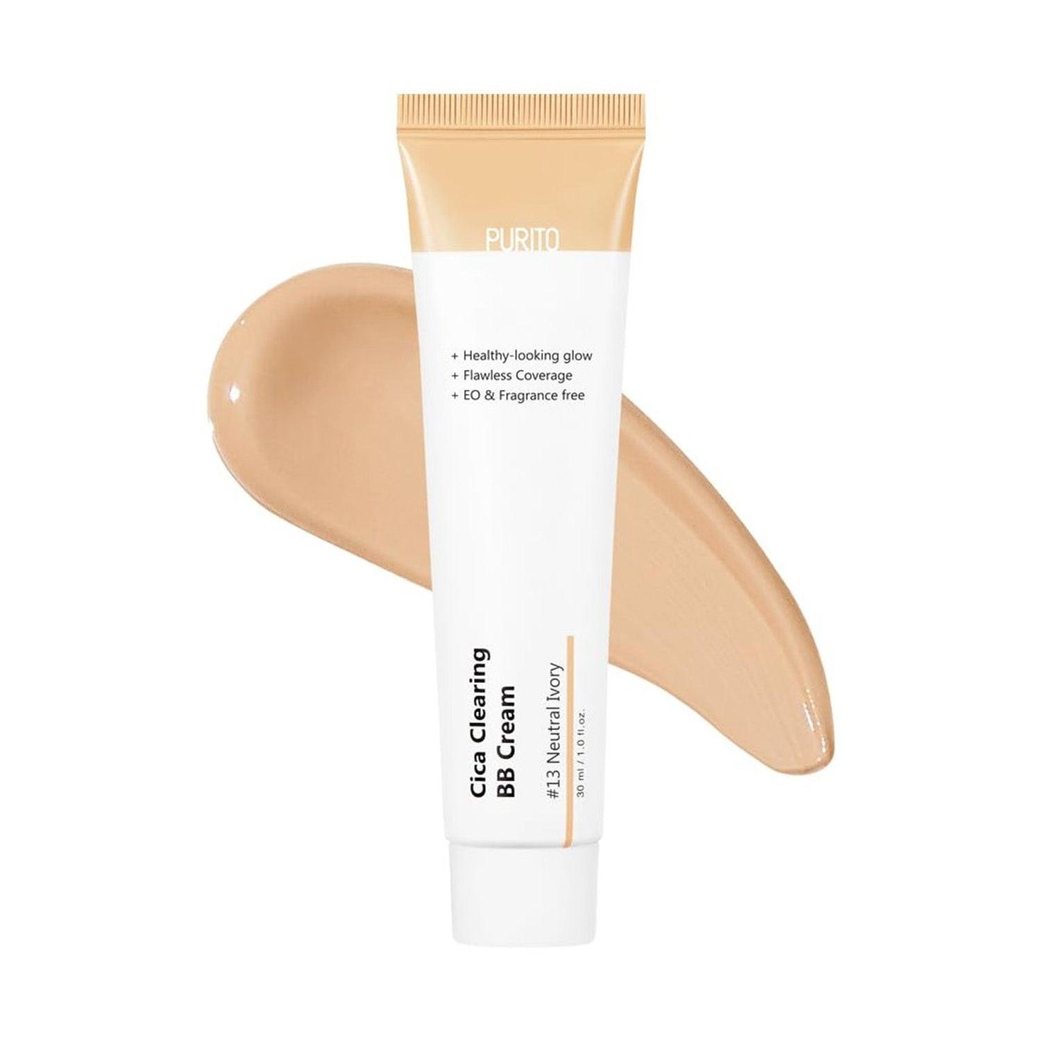 Purito Cica Clearing BB Cream No.13 Neutral Ivory 30ml.