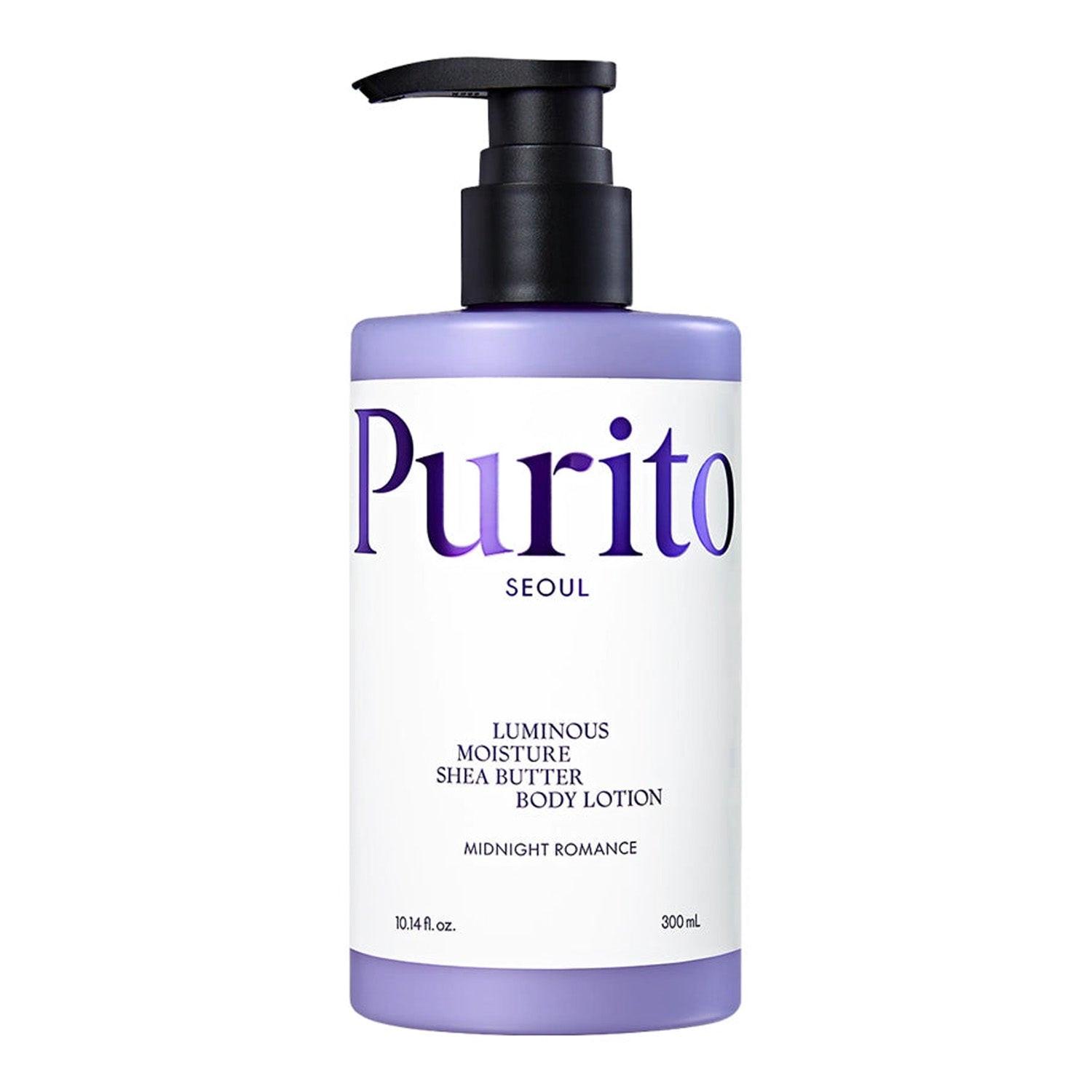 PURITO Luminous Moisture Shea Butter Body Lotion Midnight Romance 300ml.