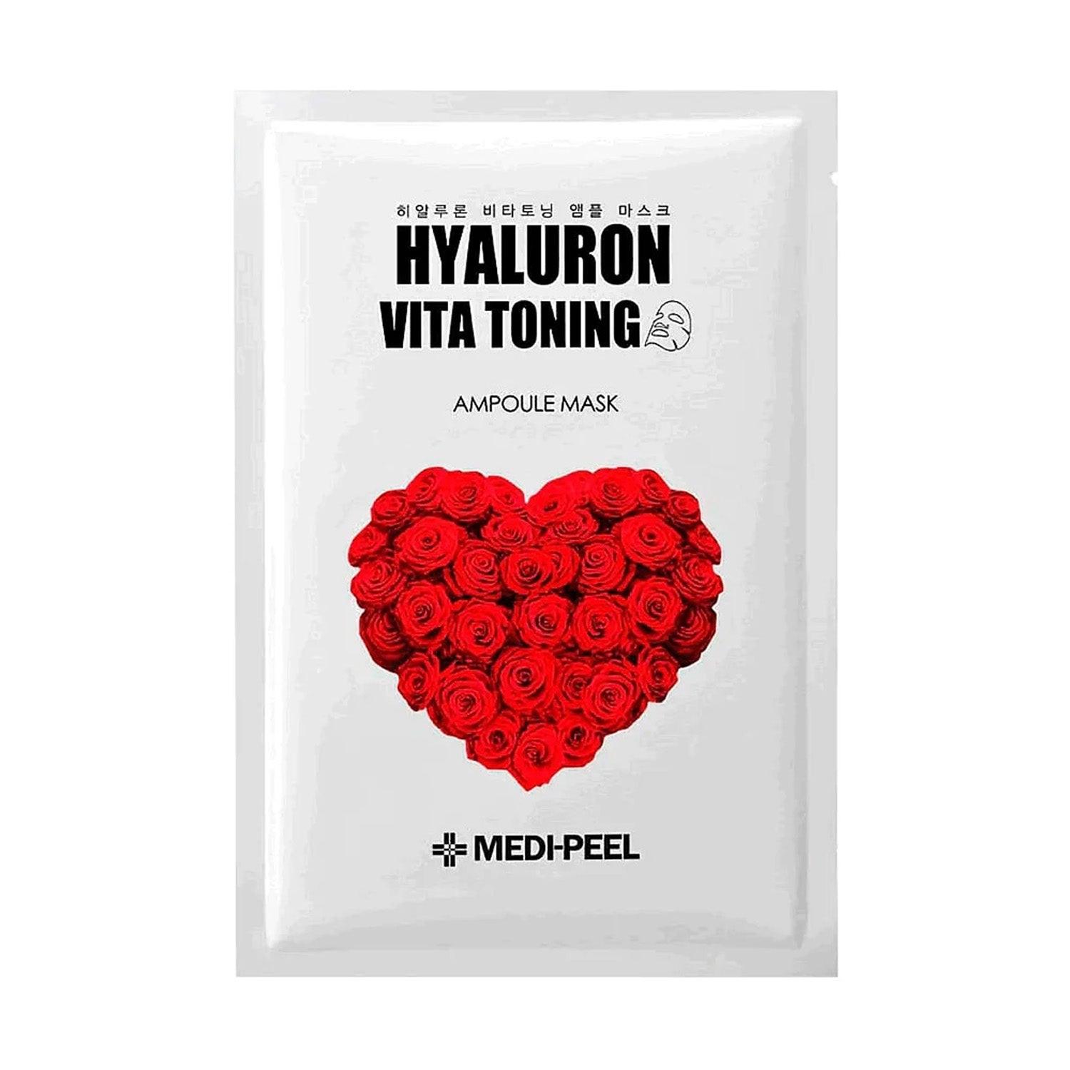 Medi-Peel Hyaluron Vita Toning Ampoule Mask Sheet 30ml.