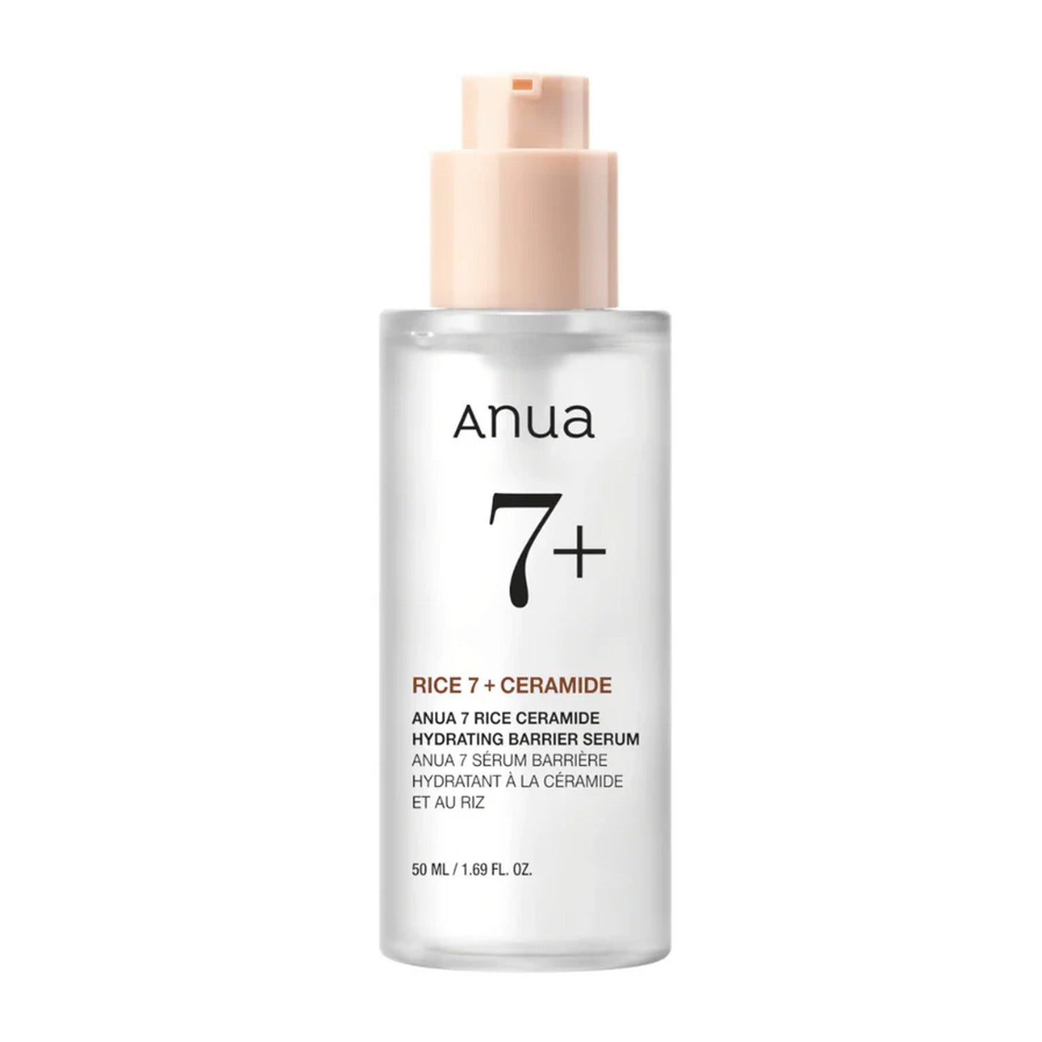 Anua Rice Ceramide 7 Feuchtigkeitsspendendes Barriereserum 50 ml