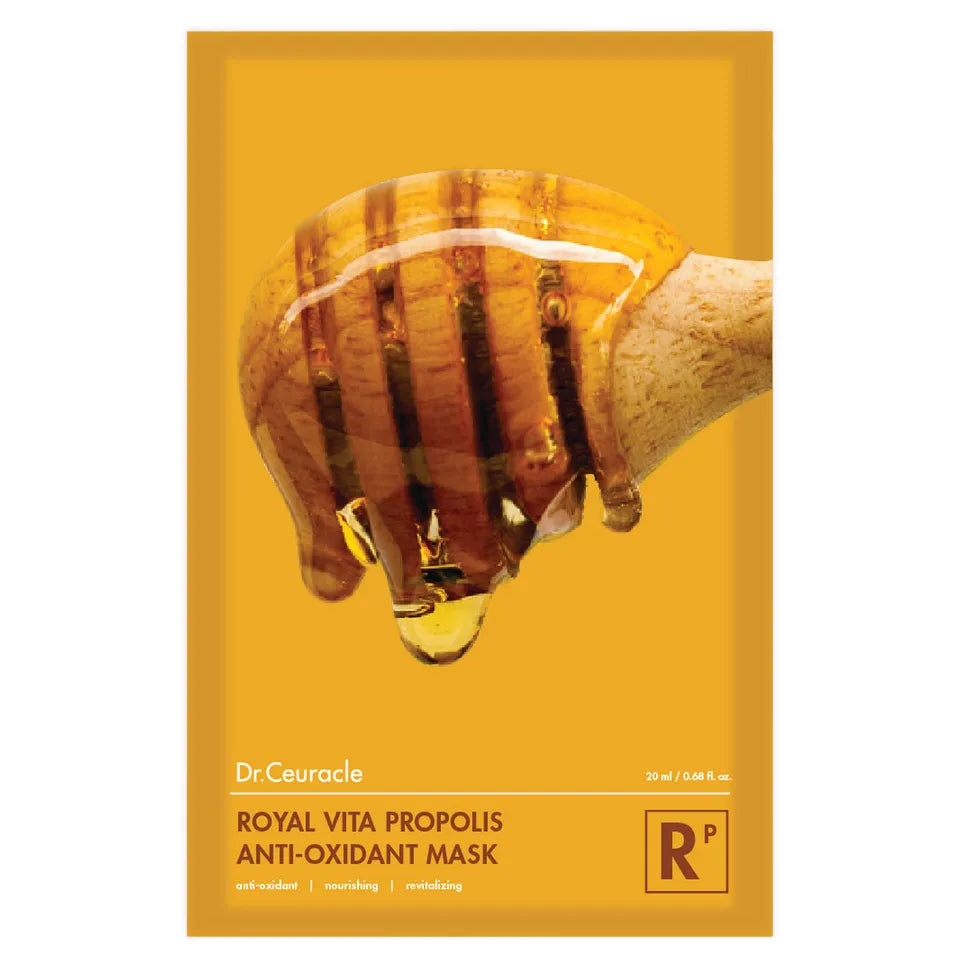 DR. CEURACLE Royal Vita Propolis Anti-Oxidant Sheet Mask 1pcs - Maison 19