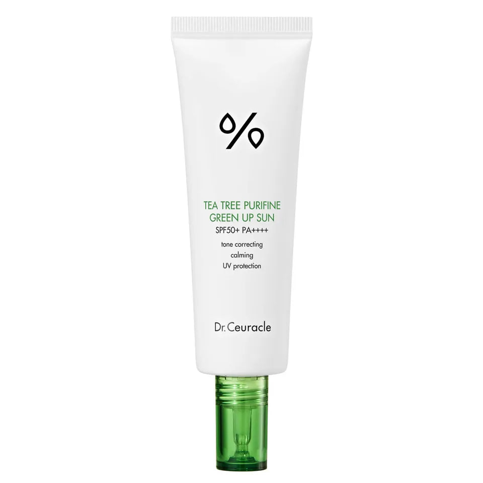 DR. CEURACLE Tea Tree Purifine Green Up Sun SPF50 50ml - Maison 19