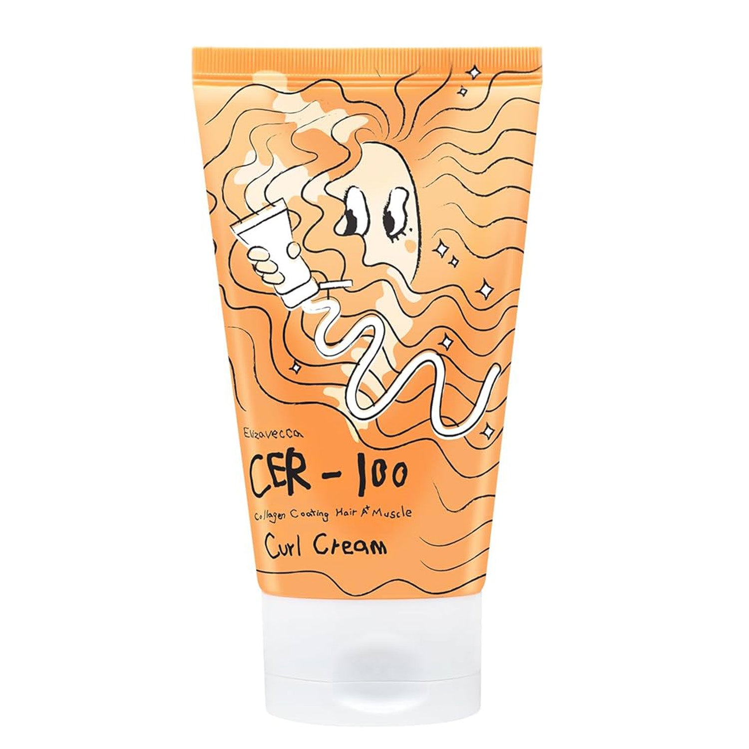 Elizavecca CER-100 collagen coating hair a+ muscle curl cream 120ml - Maison 19