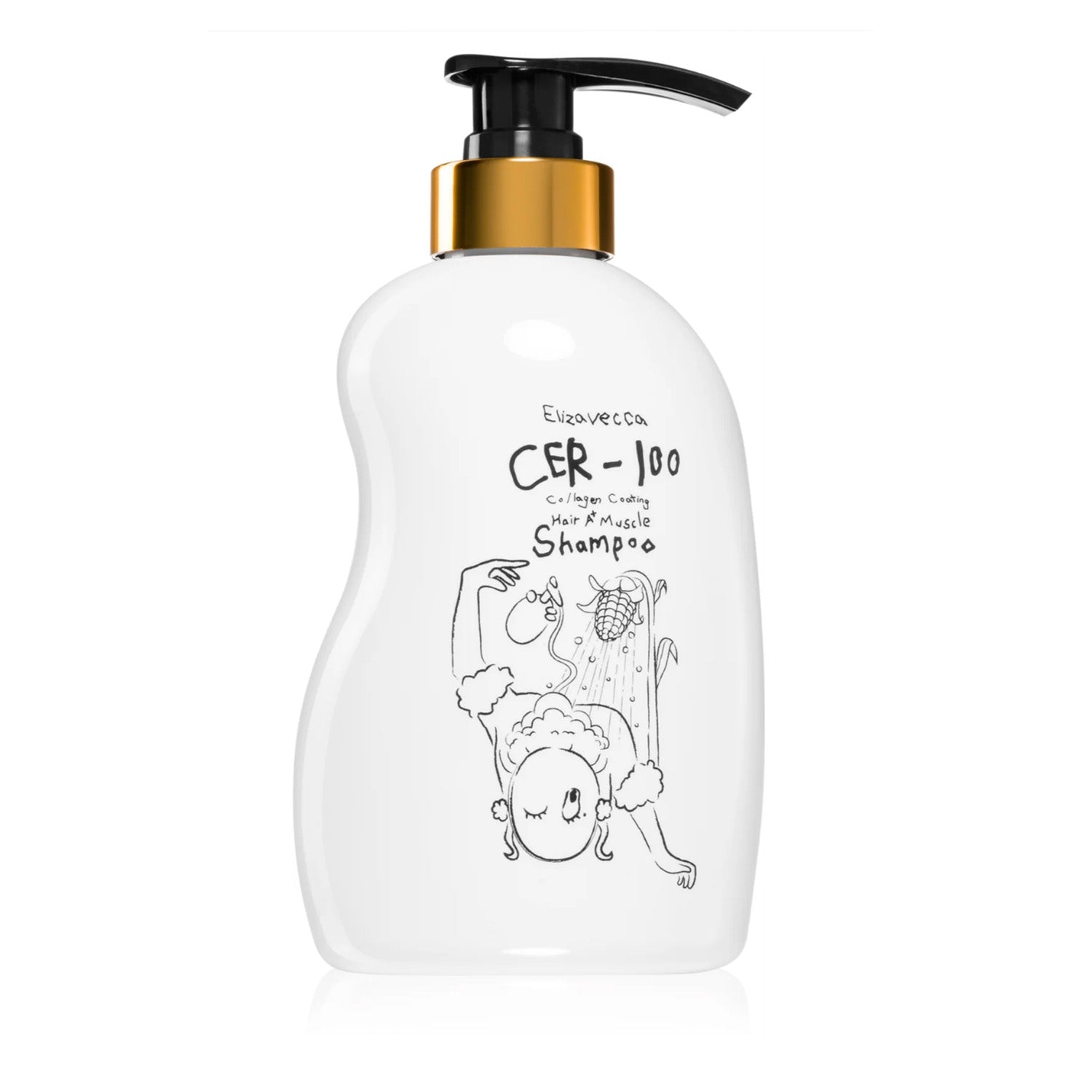 Elizavecca CER-100 Collagen Coating Hair A+ Shampoo Muscolare 500ml