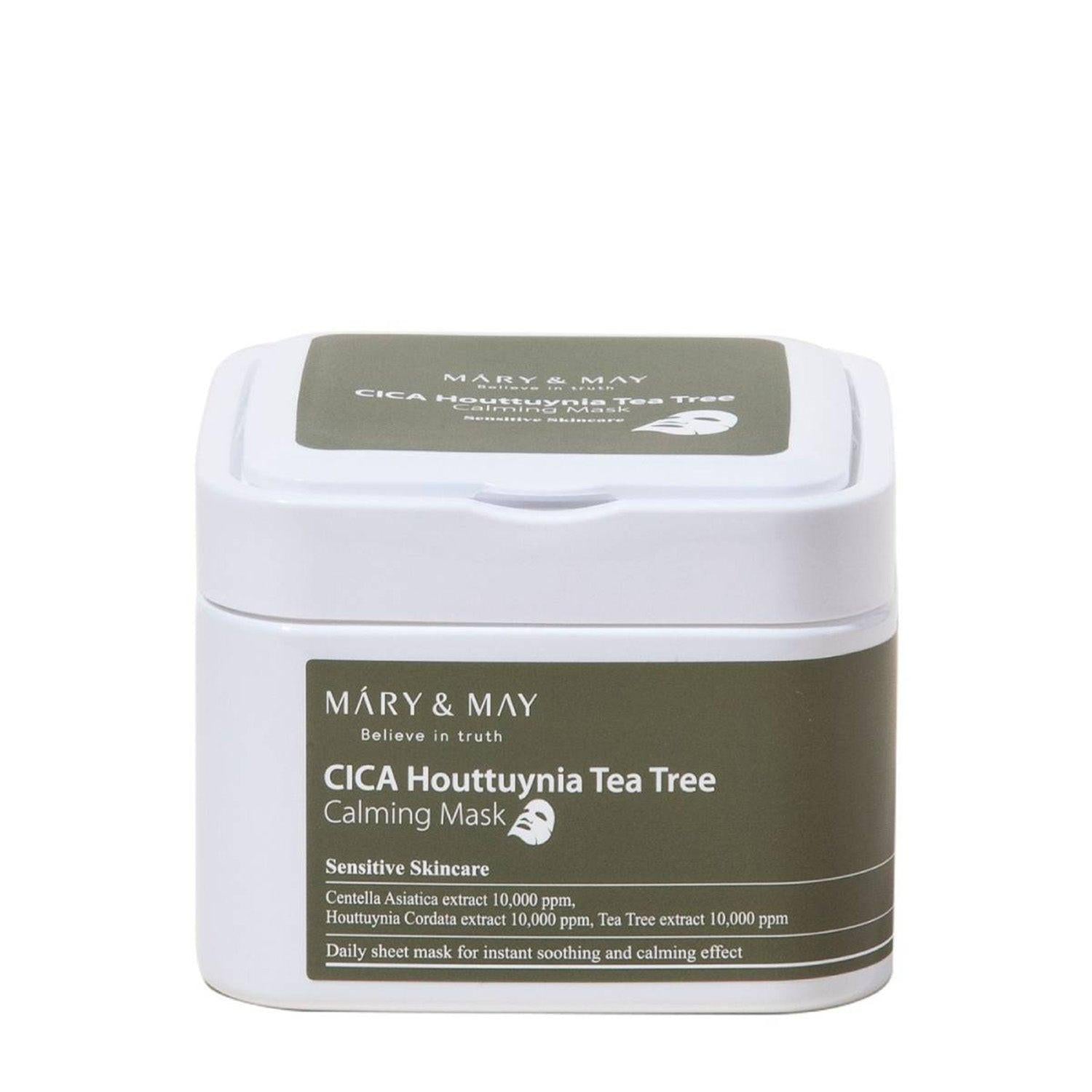 Mary&May Cica Houttuynia Tea Tree Calming Mask Set - 30pcs - Maison 19