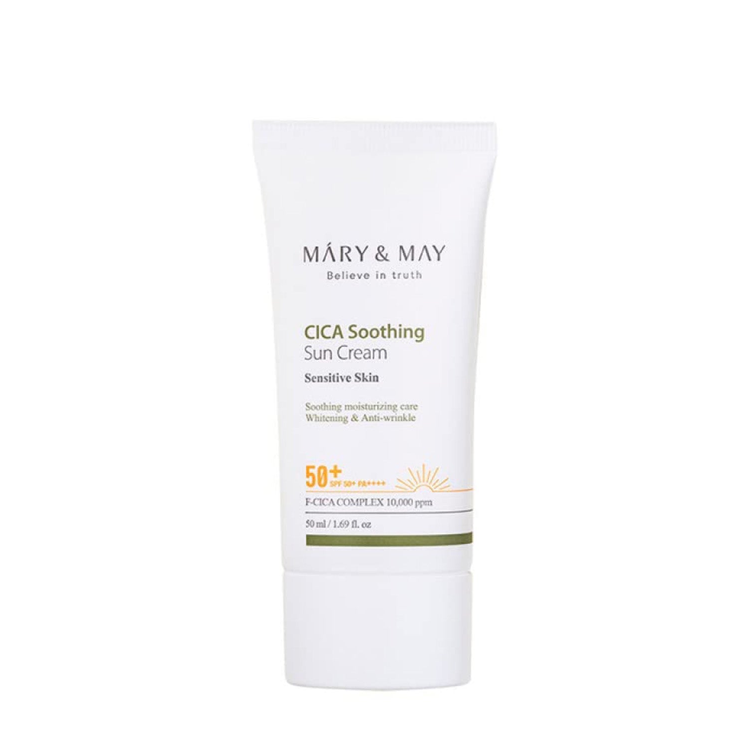 Mary&May Cica Soothing Sun Cream SPF50+/PA++++ 50ml - Maison 19
