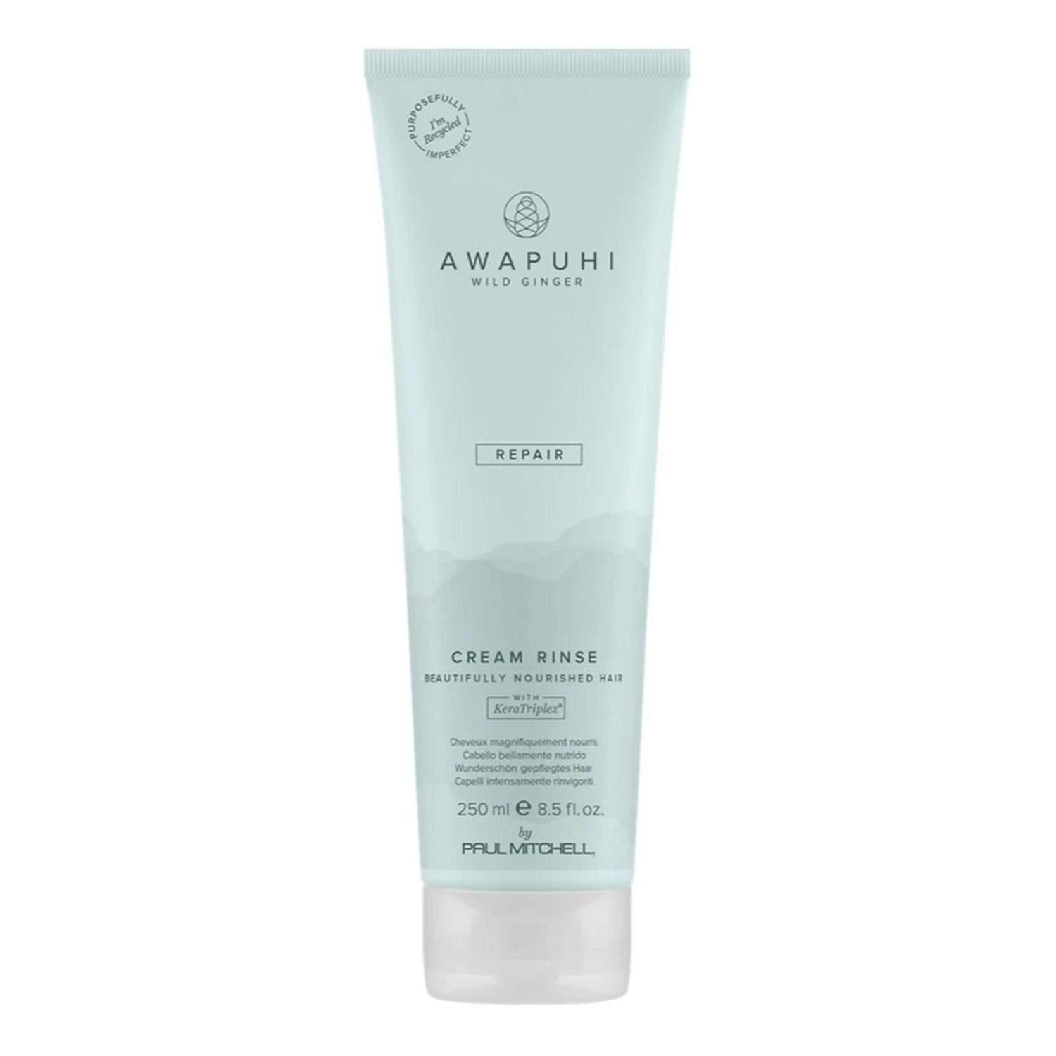 Paul Mitchell Awapuhi Wild Ginger Nourishing Conditioner 250ml tube for hydrating and repairing hair.