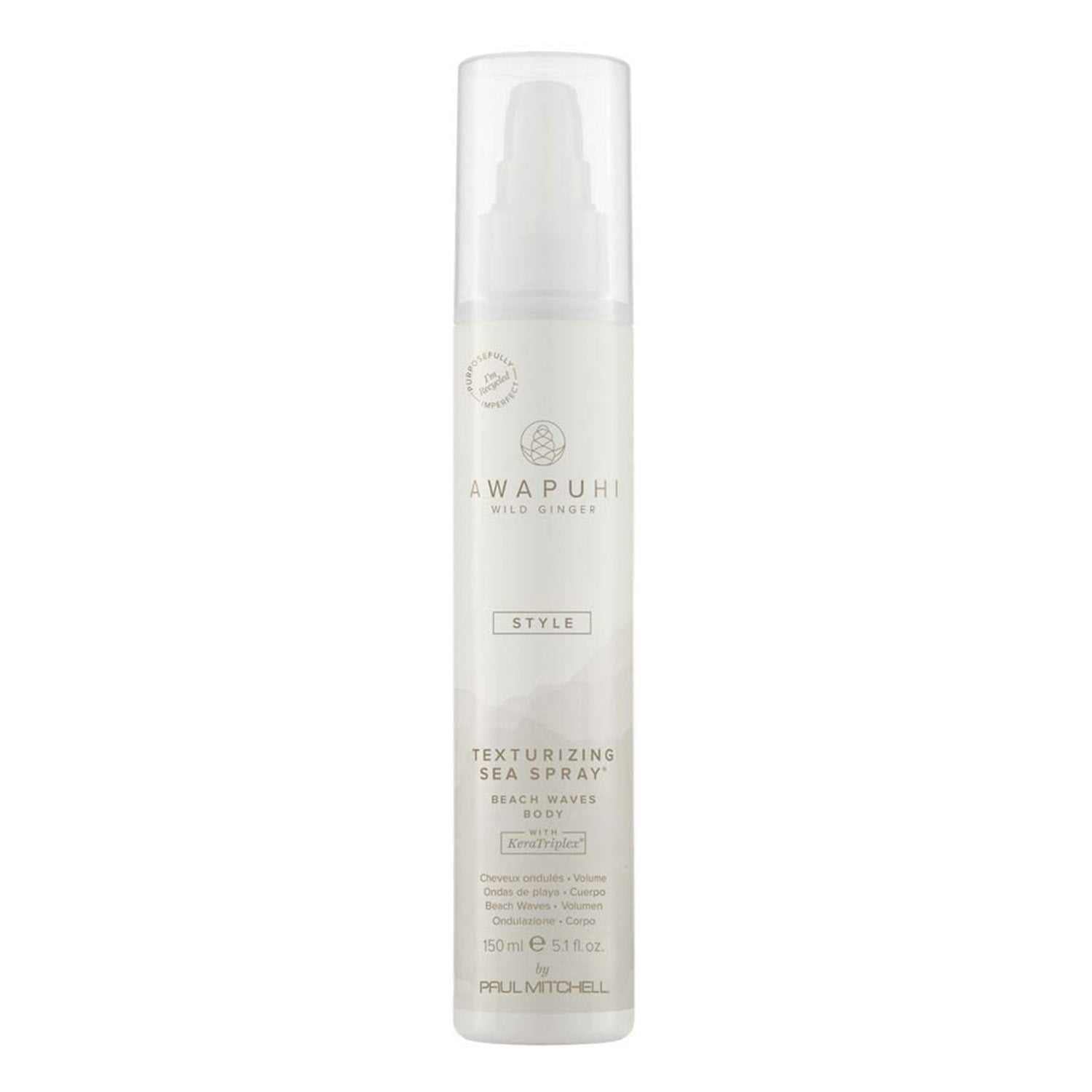 Paul Mitchell Awapuhi Wild Ginger Texturing Sea Spray 150ml bottle.