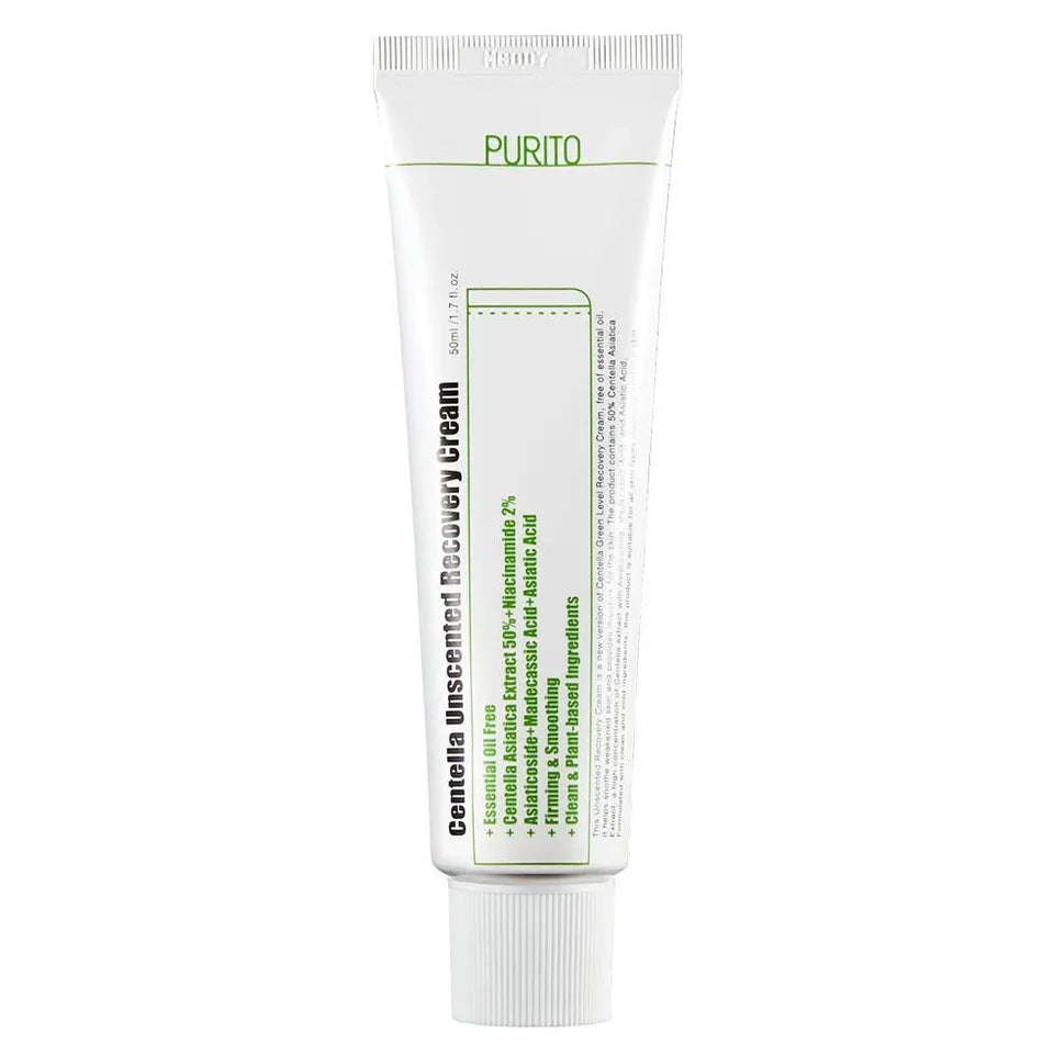 PURITO Centella Unscented Recovery Cream 50ml - Maison 19