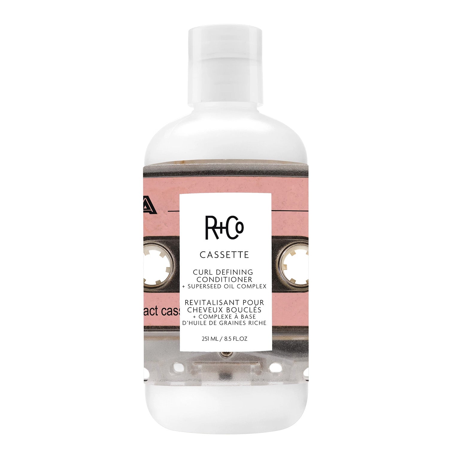 R+Co Cassette Curl Conditioner 251 ml - Maison 19, R+Co Cassette Curl Conditioner
Curl defining conditioner
Conditioner for curly hair
Frizz control conditioner
Moisturizing curl conditioner
Sulfate-free curl conditioner
Vegan curl conditioner
Cruelty-free curl conditioner
Color-safe curl conditioner
Conditioner with Superseed Oil Complex
Conditioner with flax seed extract
Conditioner with chia seed extract
Conditioner with rice protein
Conditioner with red algae extract
Conditioner with hydrogenated castor