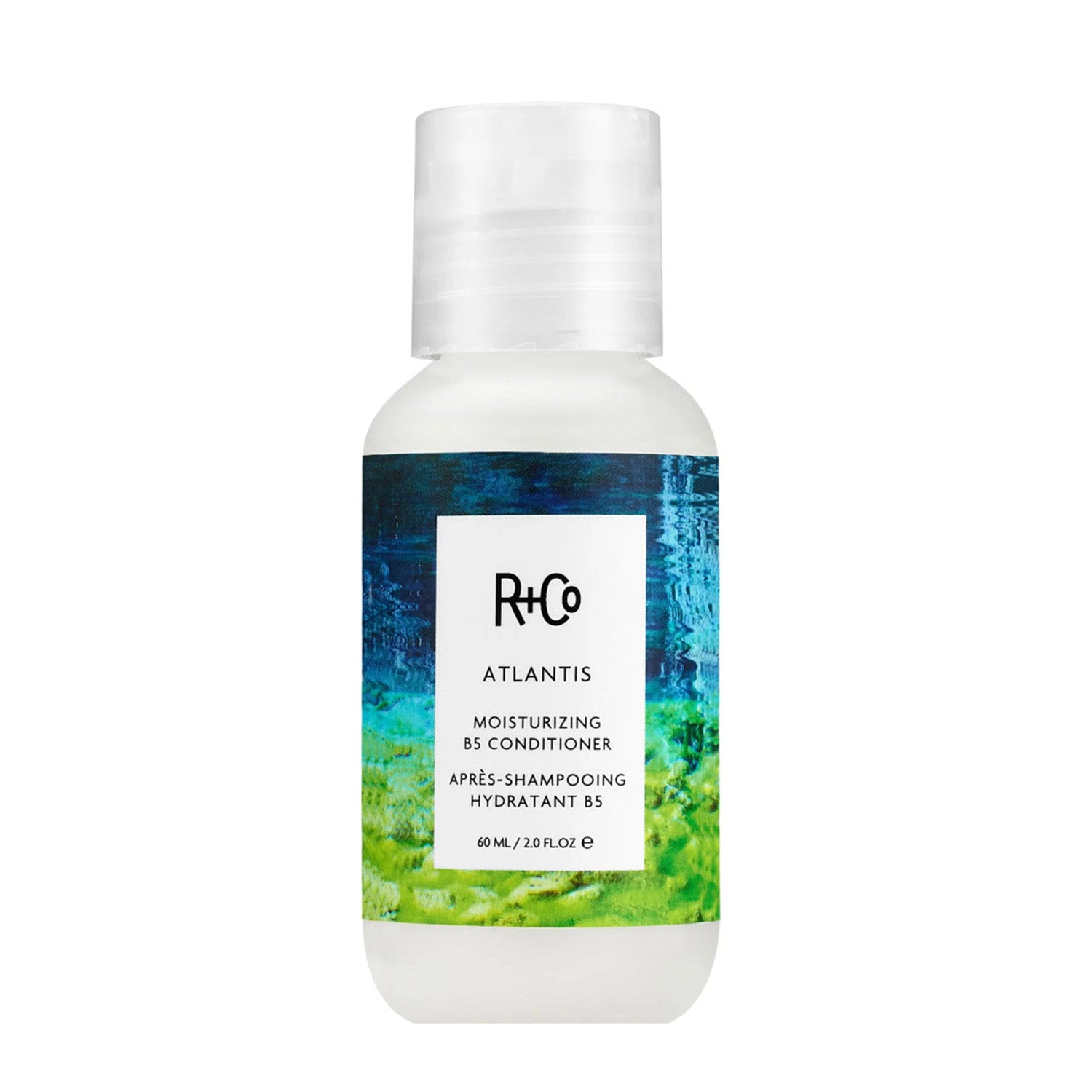 R+Co Atlantis Moisturizing B5 Conditioner 60ml - Maison 19, R+Co Atlantis Moisturizing B5 Conditioner
Travel-size conditioner
Hydrating conditioner
Conditioner for dry hair
Conditioner for thick hair
Conditioner for damaged hair
Sulfate-free conditioner
Paraben-free conditioner
Vegan conditioner
Cruelty-free conditioner
Color-safe conditioner
Conditioner with pro-vitamin B5
Conditioner with maracuja seed oil
Conditioner with açai fruit oil
Conditioner with rice bran oil