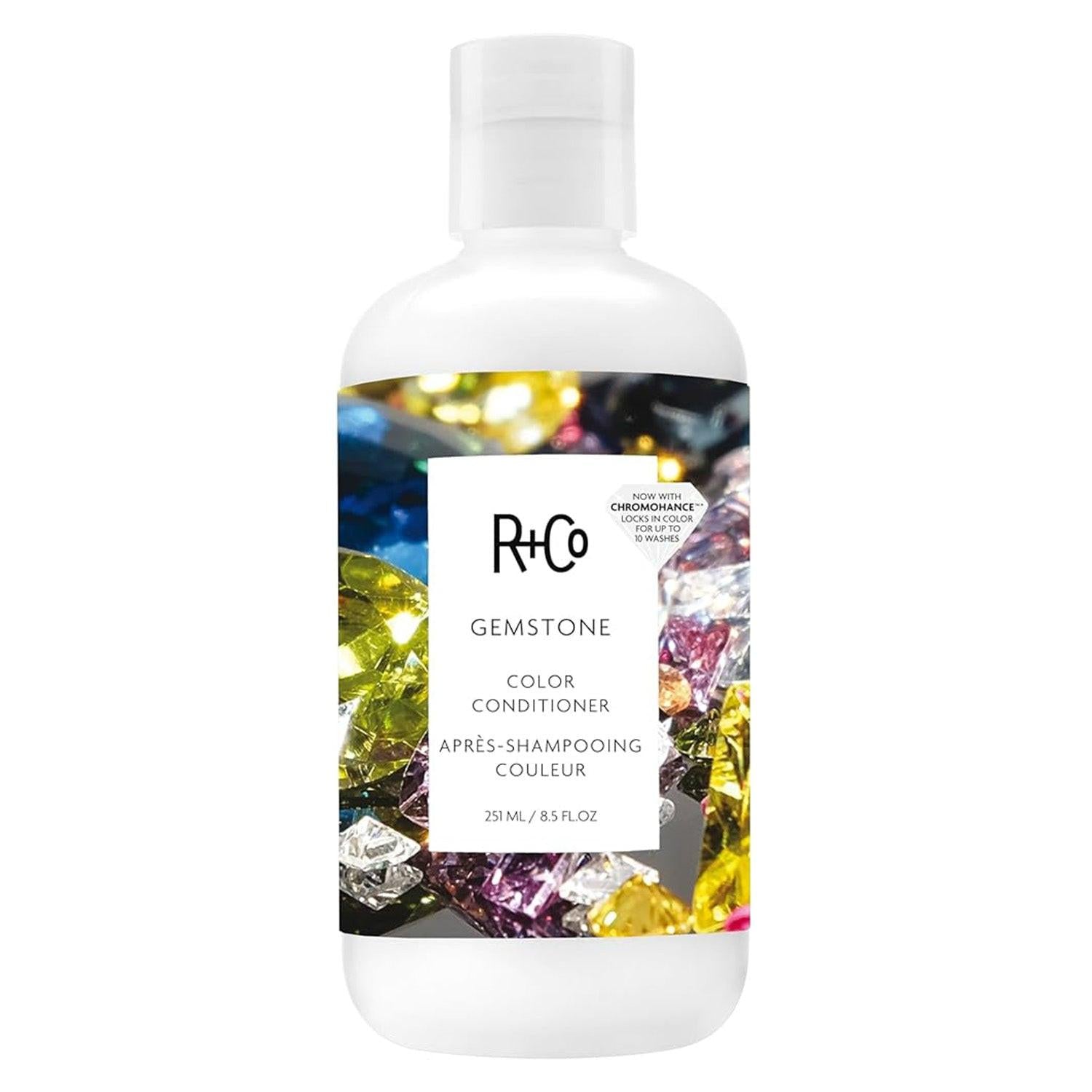 R+Co Gemstone Color Conditioner 251ml - Maison 19, R+Co Gemstone Color Conditioner
Color-protecting conditioner
Conditioner for colored hair
Color-safe hair conditioner
Vegan hair conditioner
Cruelty-free hair conditioner
Sulfate-free conditioner
Paraben-free conditioner
Conditioner with hibiscus extract
Conditioner with pea extract
Conditioner with rice extract
Conditioner with moringa oil
Conditioner with sunflower extract
Conditioner with shea butter
Conditioner with antioxidant-rich ingredients