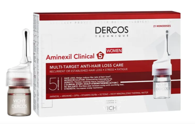 VICHY Dercos Aminexil Clinical 5 Treatment 21x6ml - Maison 19