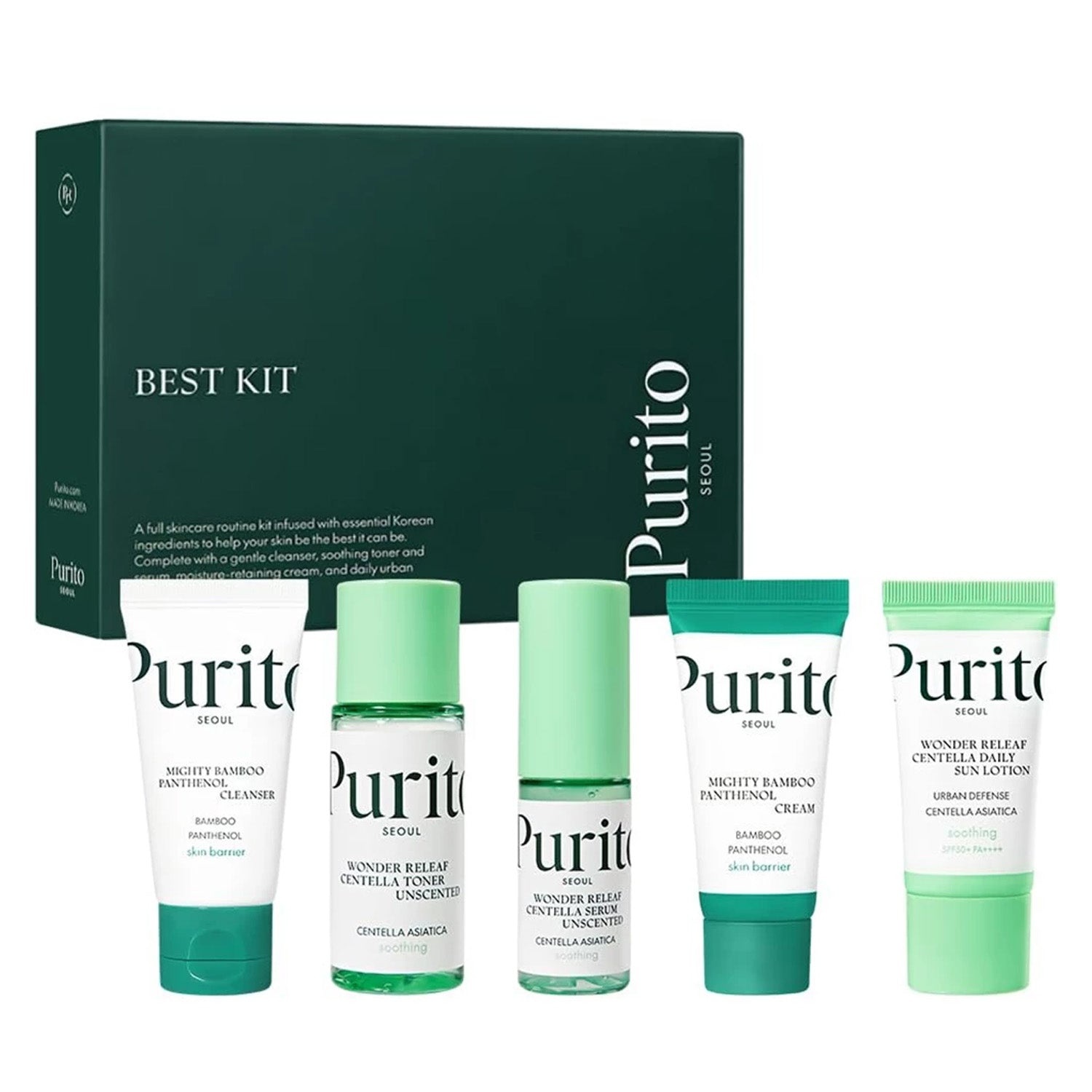 Purito Panthenol Skincare Kit – Hydrate & Repair Skin