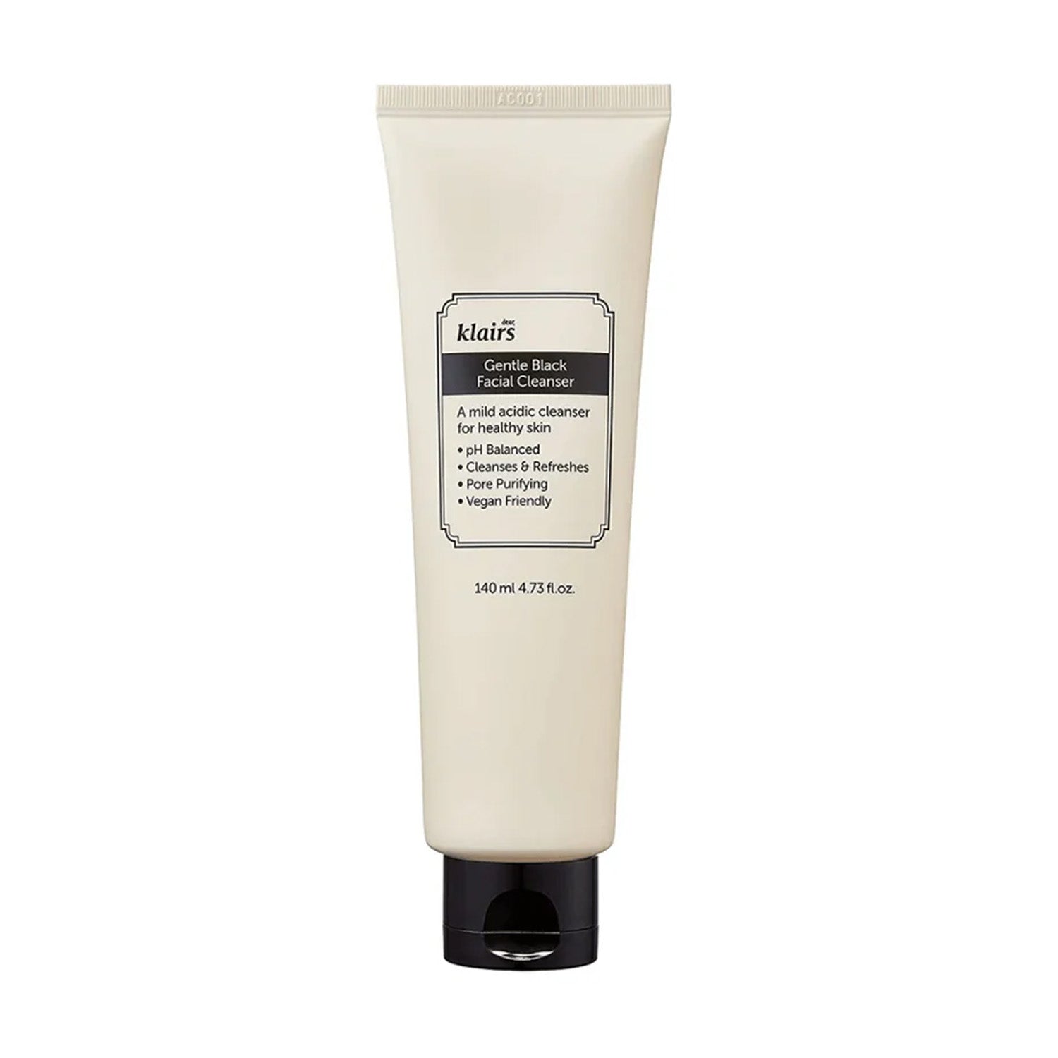 Klairs Gentle Black Facial Cleanser 140ml
