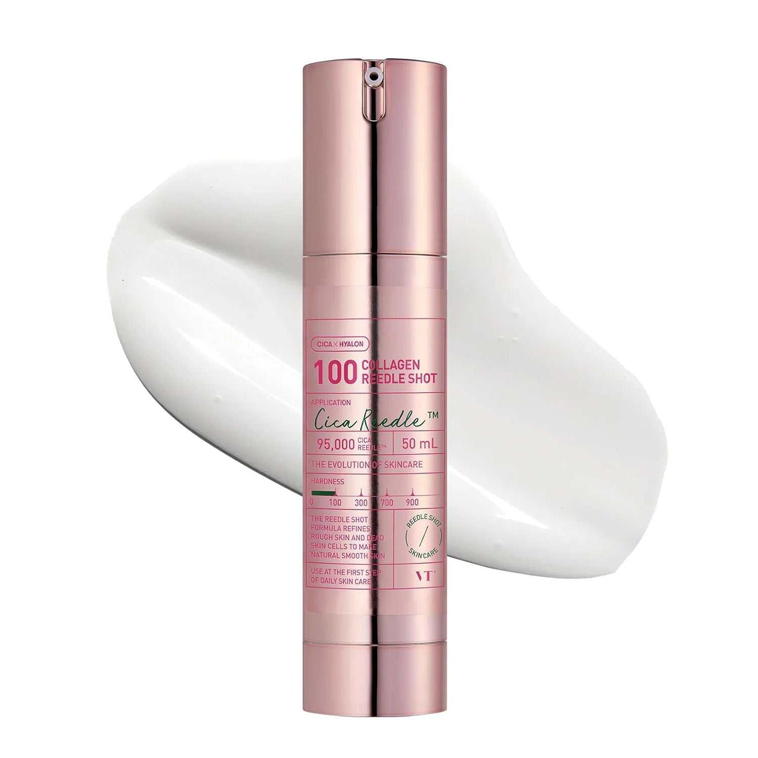 VT COSMETICS Collagen Reedle Shot 100 50ml ampoule for skin elasticity and anti-aging.