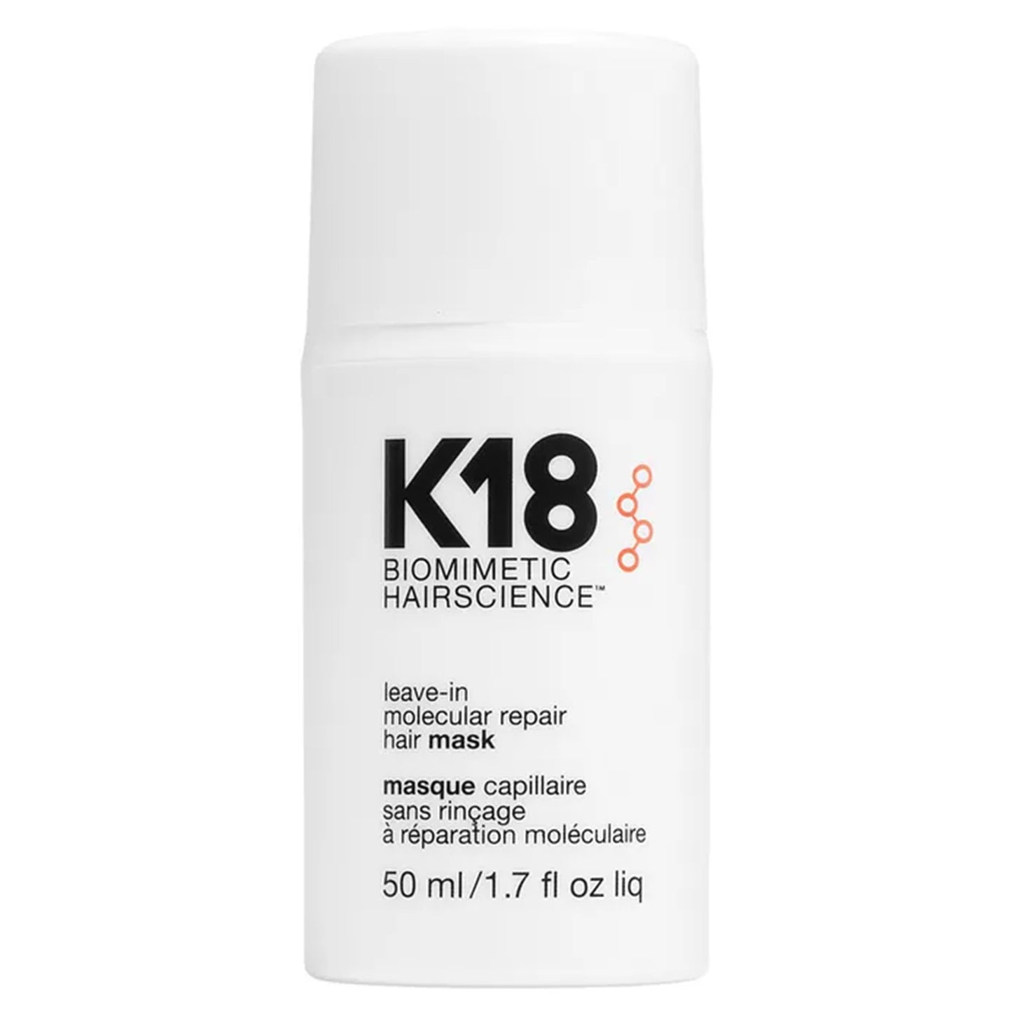 K18 Biomimetic Hairscience – Leave-in-Haarmaske mit molekularer Reparatur, 50 ml